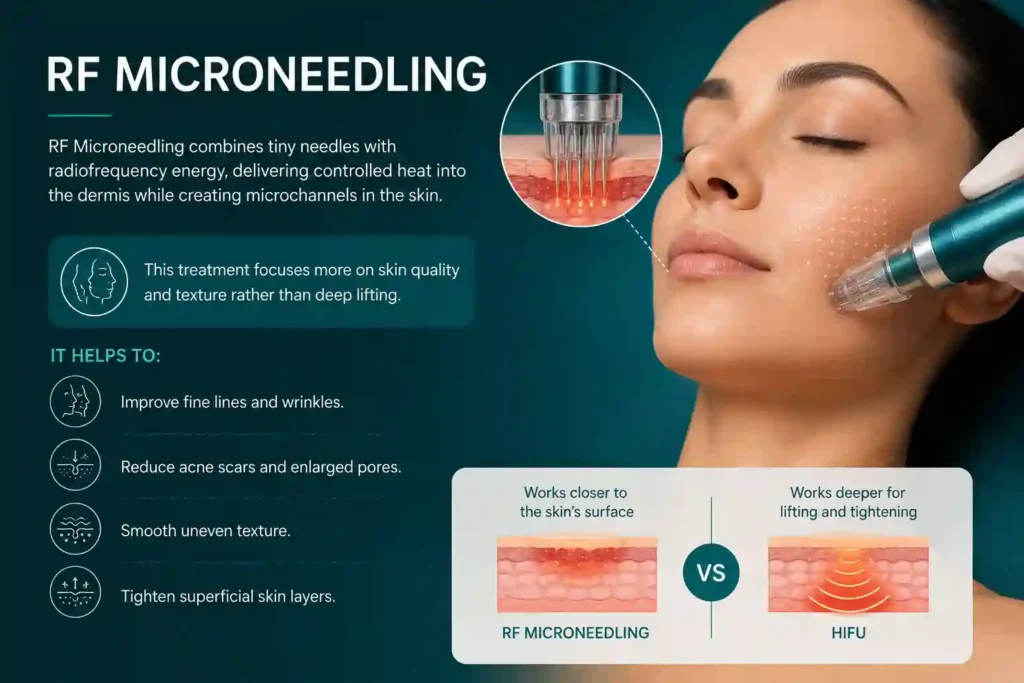 What Does RF Microneedling Do That HIFU Alone Cannot Brentford