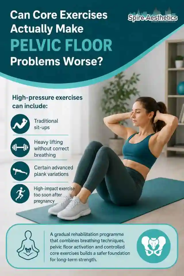 Can Strengthening Your Core Alone Actually Make Pelvic Floor Problems Worse Brentford?